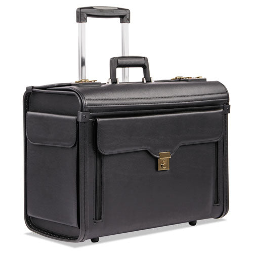 Catalog Case On Wheels, Koskin, 19 X 9 X 15-1-2, Black