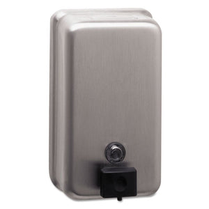 Classicseries Surface-mounted Soap Dispenser, 40 Oz, 4.75" X 3.5" X 8.13", Stainless Steel