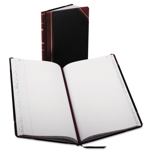 Record-account Book, Black-red Cover, 300 Pages, 14 1-8 X 8 5-8
