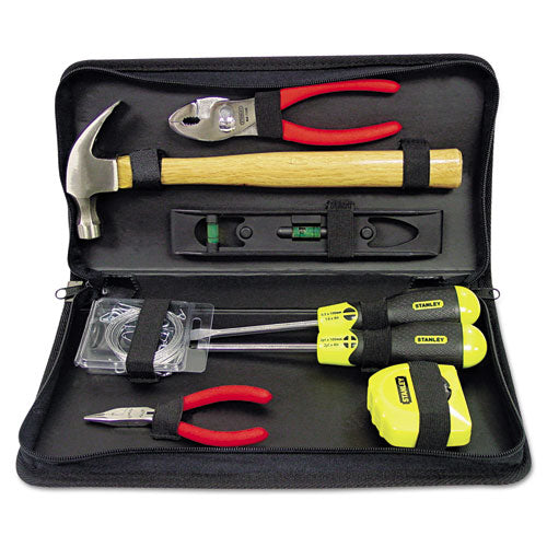 General Repair 8 Piece Tool Kit In Water-resistant Black Zippered Case