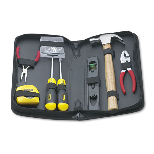 General Repair 8 Piece Tool Kit In Water-resistant Black Zippered Case
