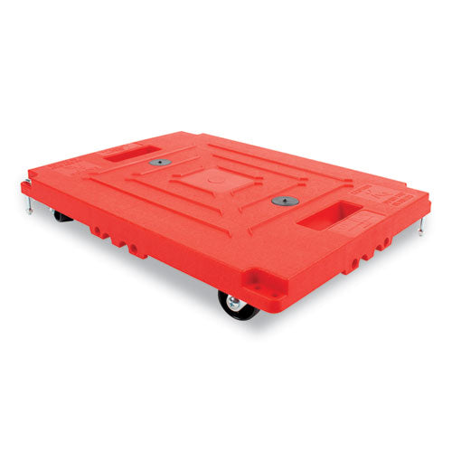 Mule Dollies, 500 Lb Capacity, 13.75" X 19" X 5", Red, 2-pack