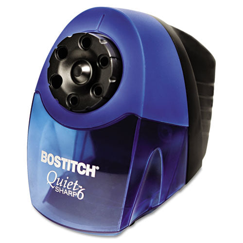 Quietsharp 6 Classroom Electric Pencil Sharpener, Ac-powered, 6.13" X 10.69" X 9", Blue