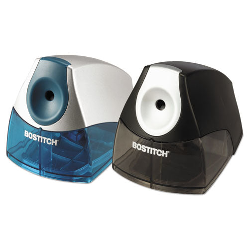 Personal Electric Pencil Sharpener, Ac-powered, 4.25" X 8.4" X 4", Blue