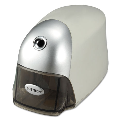 Quietsharp Executive Electric Pencil Sharpener, Ac-powered, 4" X 7.5" X 5", Gray