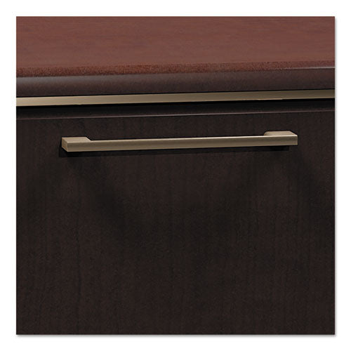 Enterprise Collection L-desk Pedestal Only, 60w X 60d X 29.75h, Mocha Cherry, Box 1 Of 2