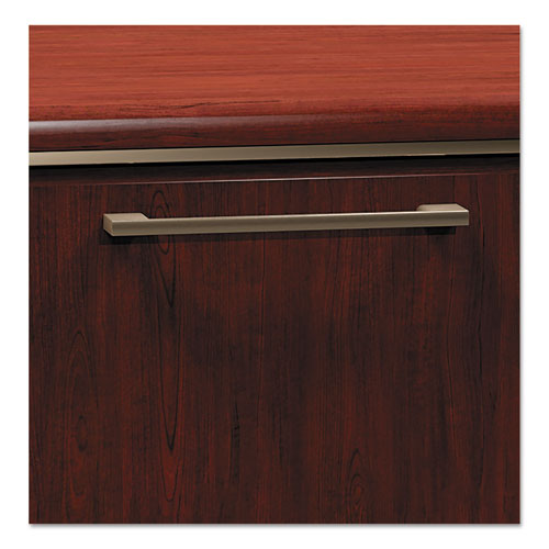 Enterprise Collection 72w Double Pedestal Desk, 70.13w X 28.63d X 29.75h, Harvest Cherry (box 2 Of 2)