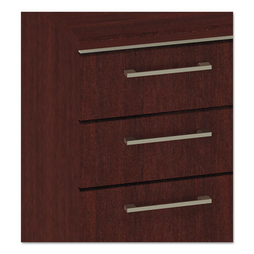 Enterprise Collection 72w Double Pedestal Desk, 70.13w X 28.63d X 29.75h, Harvest Cherry (box 2 Of 2)