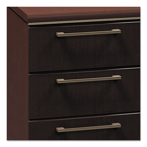 Enterprise Collection Corner Desk, 60w X 47.25d X 41.75h, Mocha Cherry (box 2 Of 2)