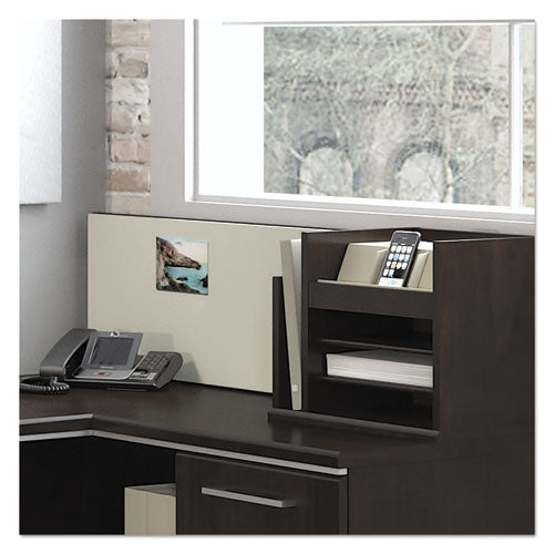 Enterprise Collection Corner Desk, 60w X 47.25d X 41.75h, Mocha Cherry (box 2 Of 2)