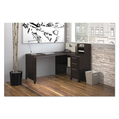 Enterprise Collection Corner Desk, 60w X 47.25d X 41.75h, Mocha Cherry (box 2 Of 2)