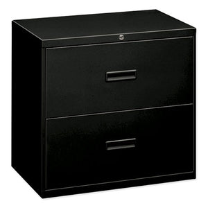 400 Series Two-drawer Lateral File, 30w X 18d X 28h, Black