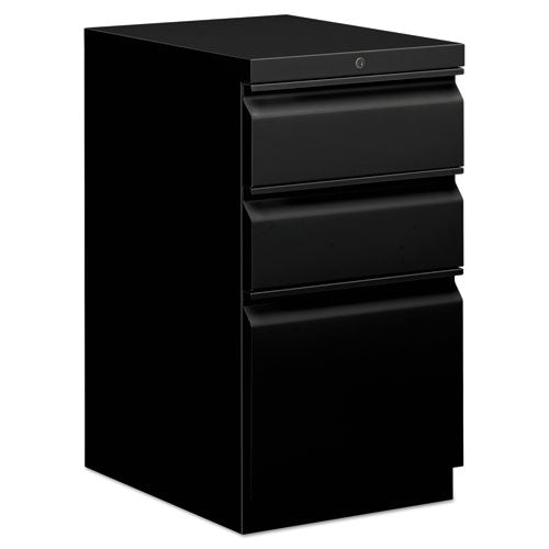 Mobile Box-box-file Pedestal, 15w X 20d X 28h, Black