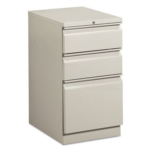 Mobile Box-box-file Pedestal, 15w X 20d X 28h, Gray