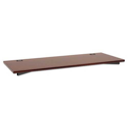 Manage Series Worksurface, Laminate, 60w X 23.5d X 1h, Chestnut