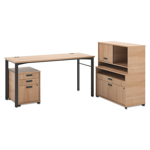 Manage Series Worksurface, Laminate, 60w X 23.5d X 1h, Wheat