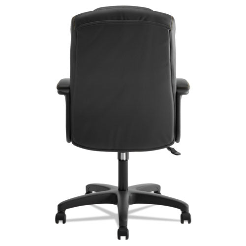 Hvl131 Executive High-back Chair, Supports Up To 250 Lbs., Black Seat-black Back, Black Base