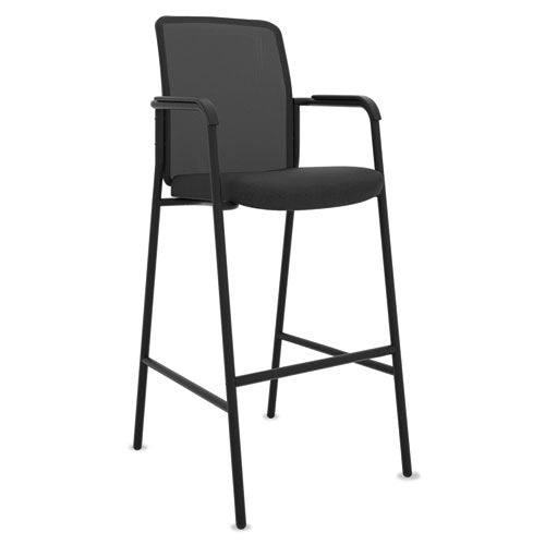 Instigate Mesh Back Multi-purpose Stool, Supports Up To 250 Lbs., Black Seat-black Back, Black Base, 2-carton