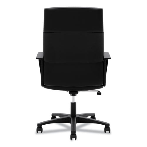 Hvl604 High-back Executive Chair, Supports Up To 250 Lbs., Black Seat-black Back, Black Base