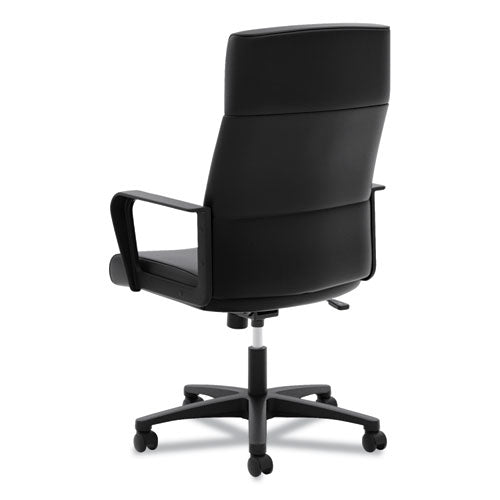 Hvl604 High-back Executive Chair, Supports Up To 250 Lbs., Black Seat-black Back, Black Base
