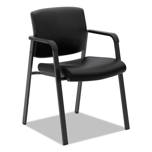 Hvl605 Guest Chair, 23.5" X 24" X 35", Black Seat-black Back, Black Base