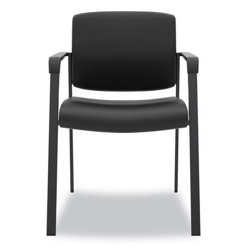 Hvl605 Guest Chair, 23.5" X 24" X 35", Black Seat-black Back, Black Base