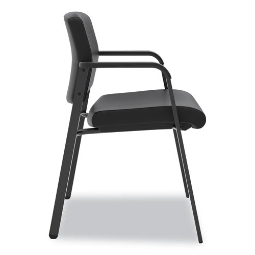 Hvl605 Guest Chair, 23.5" X 24" X 35", Black Seat-black Back, Black Base
