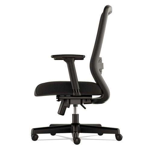 Exposure Mesh High-back Task Chair, Supports Up To 250 Lbs., Black Seat-black Back, Black Base