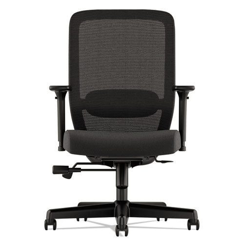 Exposure Mesh High-back Task Chair, Supports Up To 250 Lbs., Black Seat-black Back, Black Base