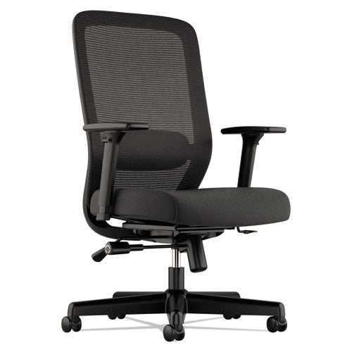 Exposure Mesh High-back Task Chair, Supports Up To 250 Lbs., Black Seat-black Back, Black Base