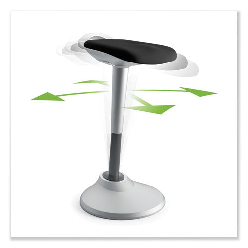 Perch Series, Black-black, Silver Base