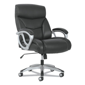 3-forty-one Big And Tall Chair, Supports Up To 400 Lbs., Black Seat-black Back, Aluminum Base