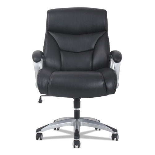 3-forty-one Big And Tall Chair, Supports Up To 400 Lbs., Black Seat-black Back, Aluminum Base