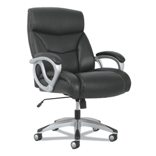 3-forty-one Big And Tall Chair, Supports Up To 400 Lbs., Black Seat-black Back, Aluminum Base