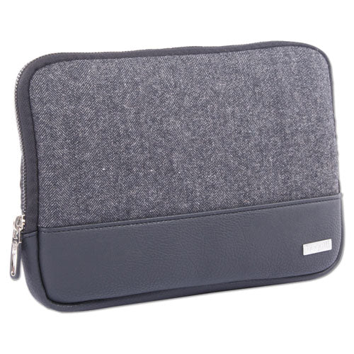 Matt Tablet Sleeve, 7.5" X 0.75" X 7.5", Polyester, Black-gray