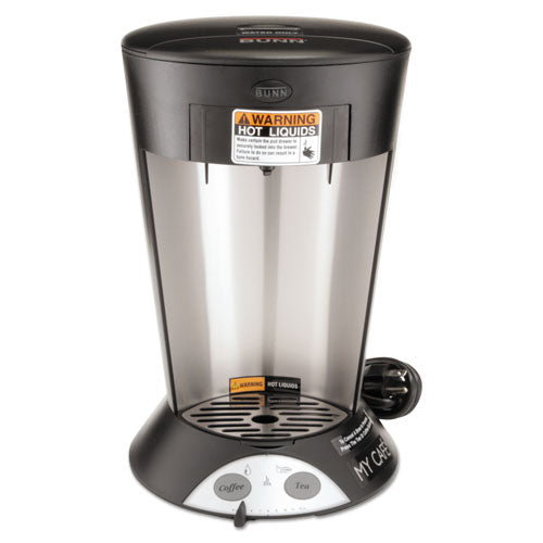 My Cafe Pourover Commercial Grade Coffee-tea Pod Brewer, Stainless Steel, Black