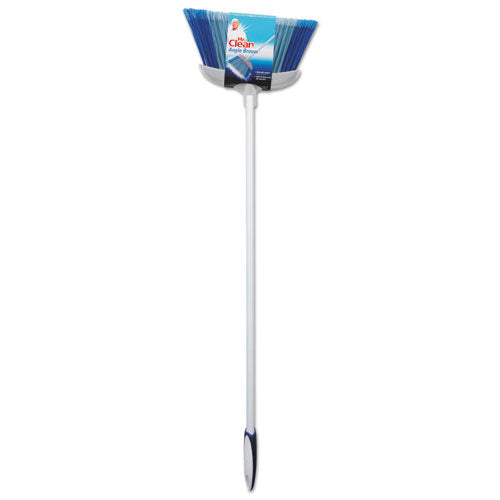 Deluxe Angle Broom, 5 1-2" Bristles, 55.37", Metal Handle, White