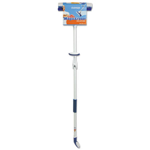 Magic Eraser Roller Mop, 45" Handle, 10 1-2 X 3 Head, White-blue