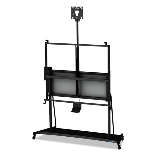 Interactive Board Mobile Stand With Projector Arm, 76w X 26d X 80h, Black