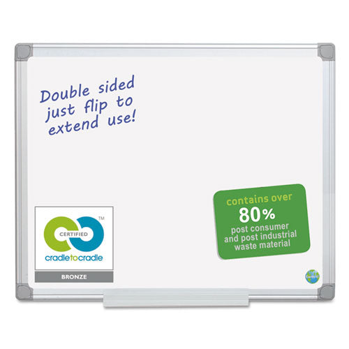 Earth Ceramic Dry Erase Board, 48x72, Aluminum Frame