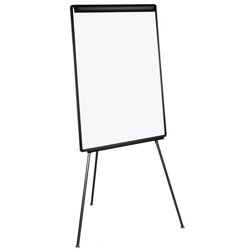 Basic Tripod Melamine Presentation Easel, 22 1-2 X 42, White-black