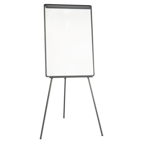Basic Tripod Melamine Presentation Easel, 22 1-2 X 42, White-black