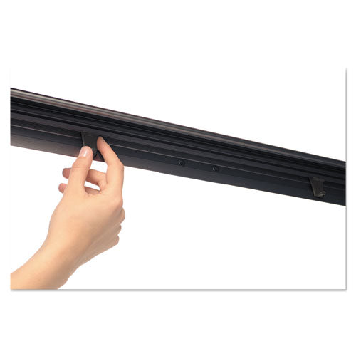 Basic Tripod Melamine Presentation Easel, 22 1-2 X 42, White-black