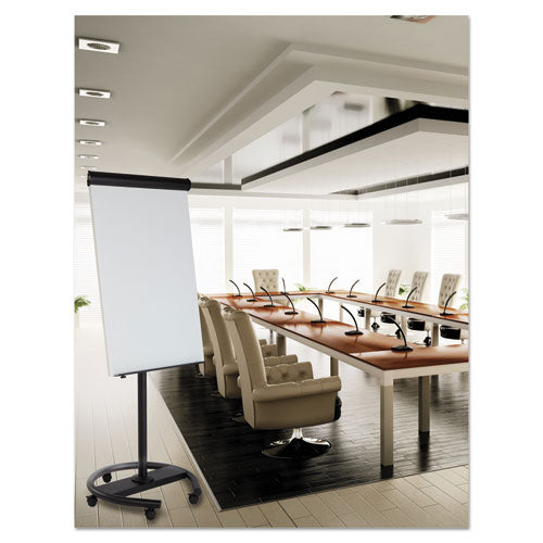 360 Multi-use Mobile Magnetic Dry Erase Easel, 27 X 41, Black Frame