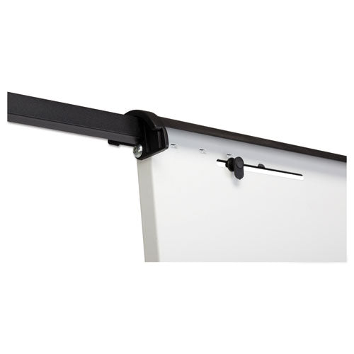 360 Multi-use Mobile Magnetic Dry Erase Easel, 27 X 41, Black Frame