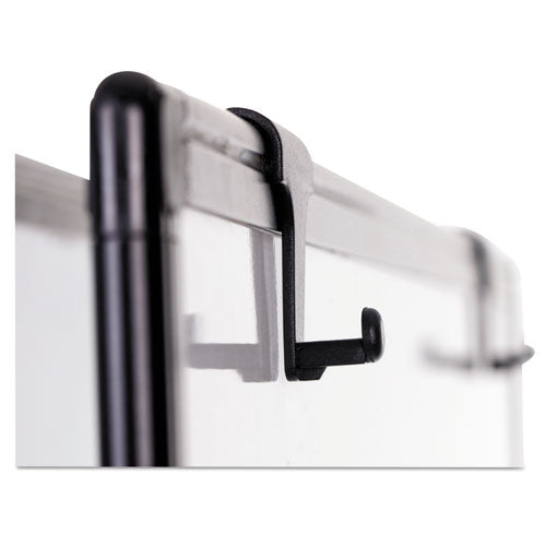 Creation Station Dry Erase Board, 29 1-2 X 74 7-8, Black Frame