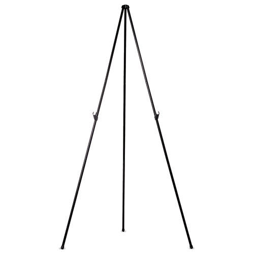 Instant Easel, 61 1-2", Black, Steel, Heavy-duty