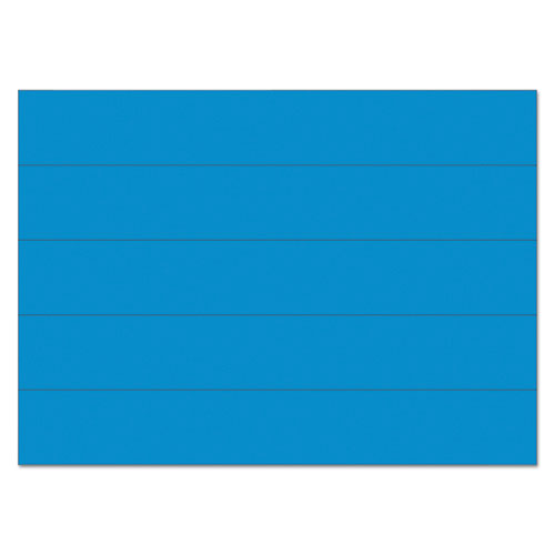 Dry Erase Magnetic Tape Strips, Blue, 6" X 7-8", 25-pack