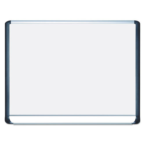 Porcelain Magnetic Dry Erase Board, 36 X 48, White-silver