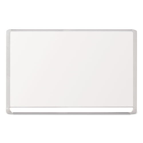 Lacquered Steel Magnetic Dry Erase Board, 48 X 72, Silver-white